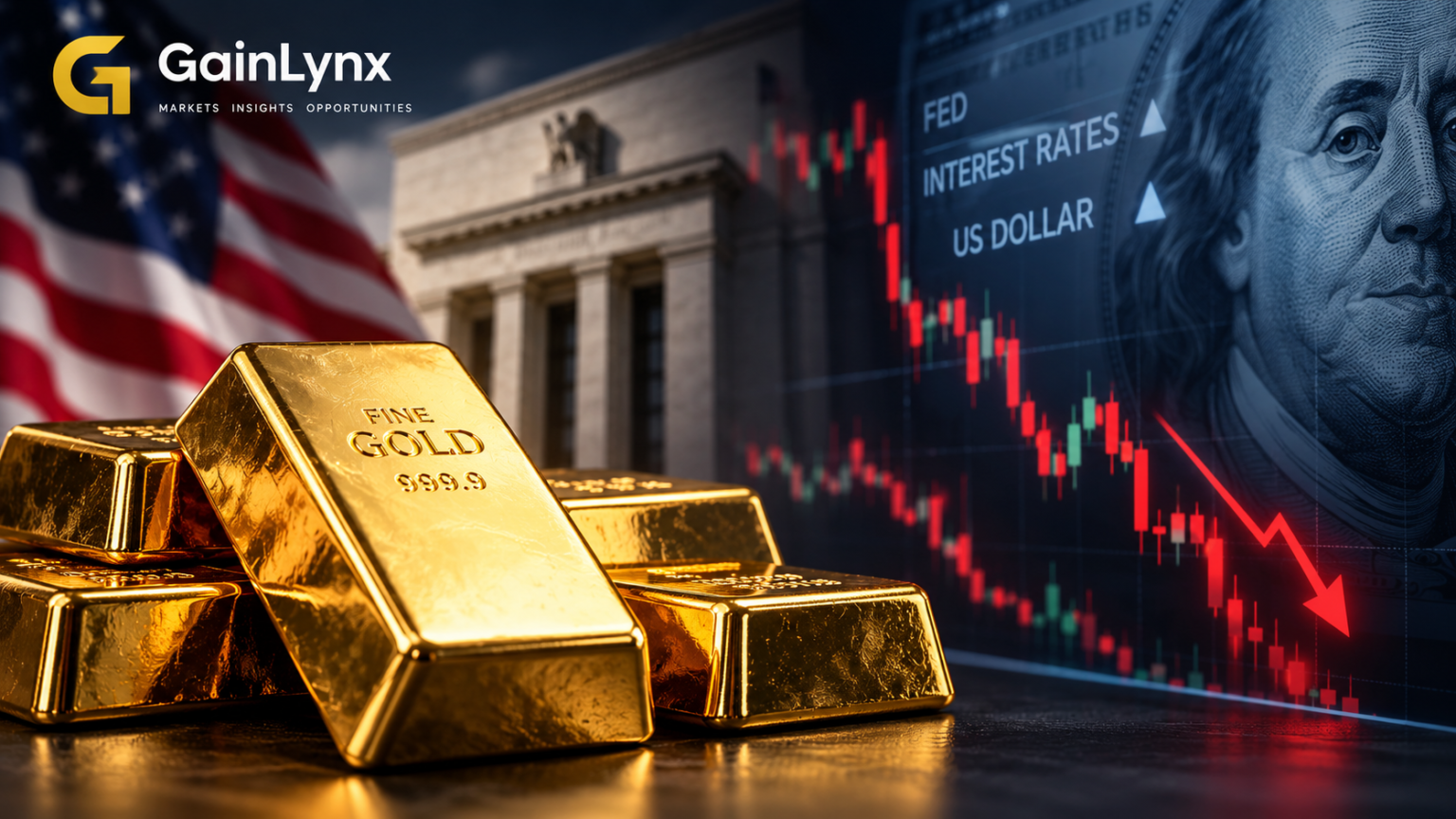 Gold prices fall amid Federal Reserve rate hike expectations and stronger US dollar